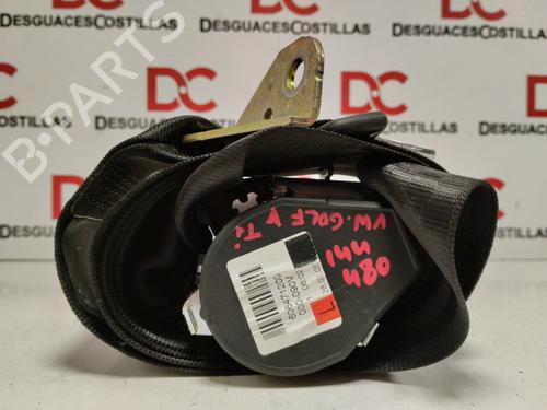 Used Rear left seatbelt VW GOLF V (1K1) 1.9 TDI (105 hp) 17413363