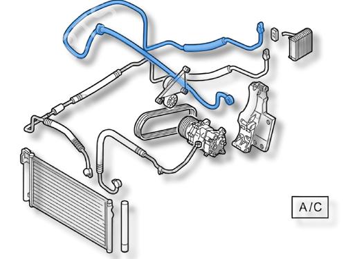 AC pipe SEAT LEON (1P1) 1.9 TDI | BP35974260M126 - Image 2