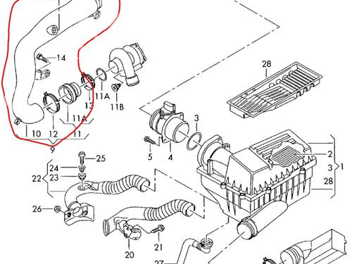 Used Pipe Pipe SEAT LEON (1P1) [2005-2013] 31914990 31914990