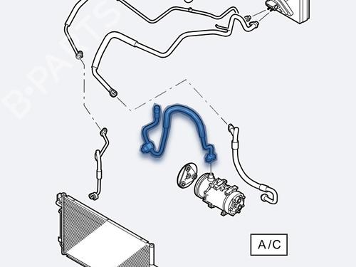 AC pipe FORD S-MAX (WA6) 2.0 TDCi | BP33715065M126 - Image 2