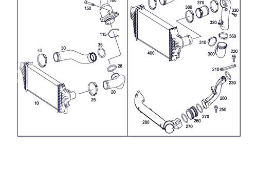 Pipe MERCEDES-BENZ M-CLASS (W164) ML 320 CDI 4-matic (164.122) | BP17421877M125 