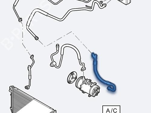 AC pipe FORD S-MAX (WA6) 2.0 TDCi | BP33715063M126 - Image 2