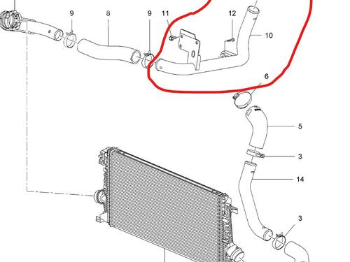 Pipe CHEVROLET CRUZE (J300) 2.0 CDI | BP30049943M125 