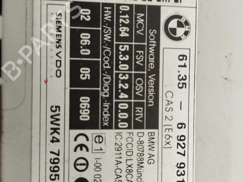 Electronic module BMW 5 (E60) 530 d | BP30196246M83