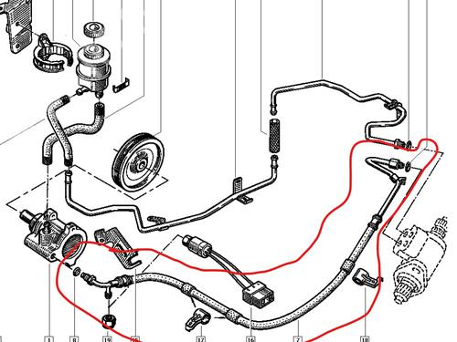 Tuyau RENAULT 19 II (B/C53_) [1991-2001]  31916594
