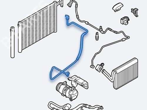 AC pipe BMW 1 (E87) 118 d | BP28180612M126 