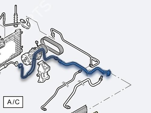 AC-rør SEAT ALHAMBRA (7V8, 7V9) [1996-2010]  33011149