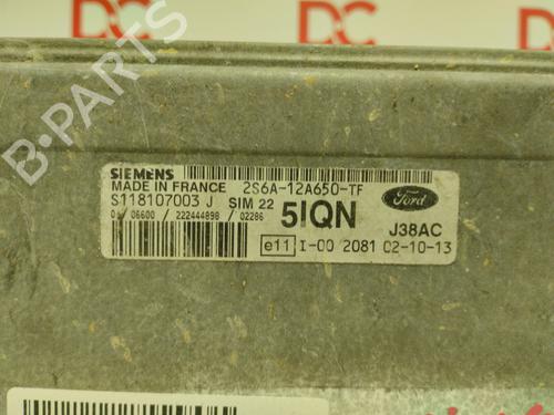 Engine control unit (ECU) FORD FIESTA V (JH_, JD_) 1.4 16V | BP17412458M57 