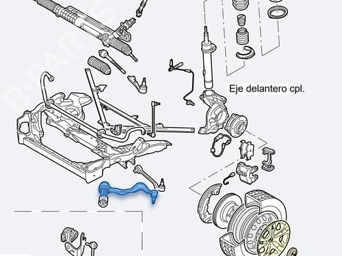 Left front suspension arm BMW X1 (E84) sDrive 18 d | BP39075565M12 - Image 2