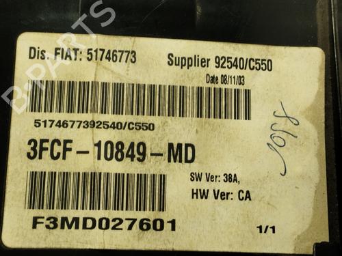 Instrument cluster FIAT STILO (192_) 2.4 20V (192_XD1A, 192AXD12) | BP25484766C47 