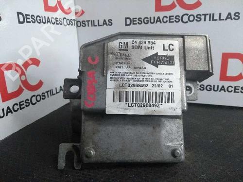Kollisjonspute styreenhet OPEL CORSA C (X01) 1.7 DI (F08, F68) (65 hp) 17395491