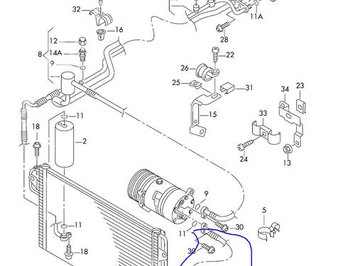 AC pipe SEAT LEON (1M1) 1.6 | BP24485234M126 