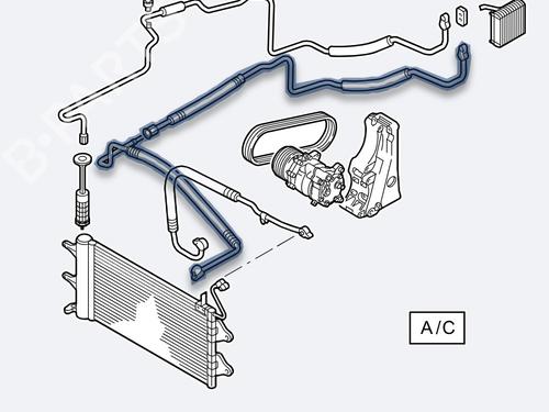 AC pipe SEAT IBIZA IV (6J5, 6P1)  | BP28180616M126 