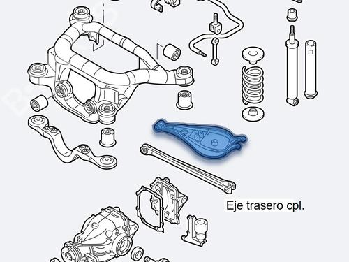Right rear suspension arm BMW 3 (E46) 320 d | BP25020452M15 