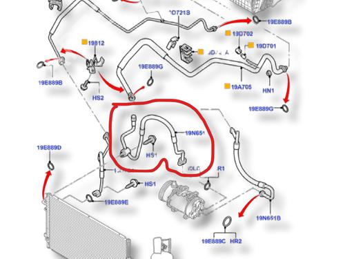 AC pipe FORD MONDEO IV (BA7) | BP35962378M126 - Image 2