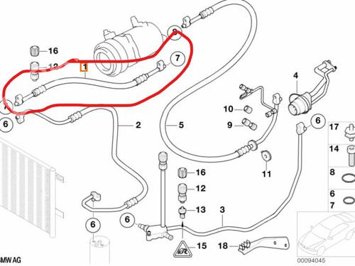 AC pipe BMW 3 (E46) 318 i | BP33715000M126 - Image 4