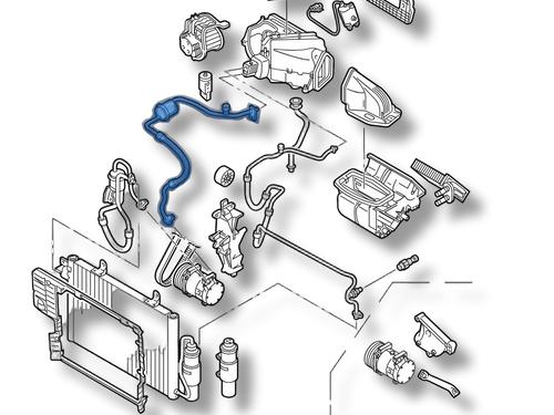 AC pipe RENAULT KANGOO (KC0/1_) 1.5 dCi (KC08, KC09) | BP36782295M126 - Image 2
