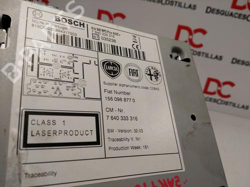 Radio ALFA ROMEO GIULIETTA (940_) 2.0 JTDM (940.FXL1A) | BP17397569E6 