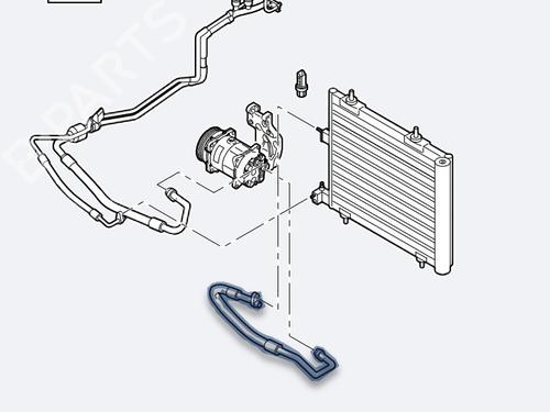 AC pipe CITROËN BERLINGO Box Body/MPV (B9) | BP33714960M126 - Image 2
