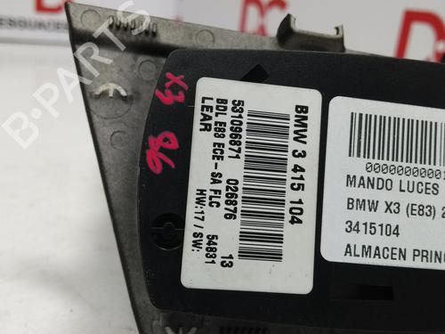 Headlight switch BMW X3 (E83) 2.0 d | BP17399014I24