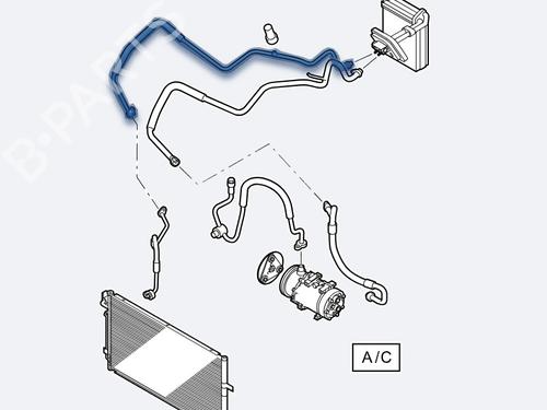 AC pipe FORD S-MAX (WA6) 2.0 TDCi | BP33715061M126 - Image 2