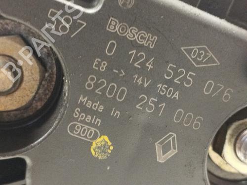 Alternator RENAULT LAGUNA II (BG0/1_) 1.9 dCi (BG1A, BG1W, BG0G) | BP29272862M7 