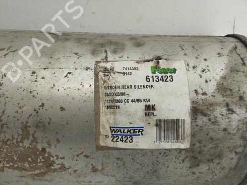 Udstødningssystem CITROËN SAXO (S0, S1) 1.4 VTS | BP29982739M121