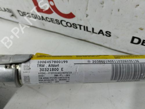 Left curtain airbag MERCEDES-BENZ C-CLASS Coupe (CL203) C 200 CDI (203.707) | BP17421536C11 