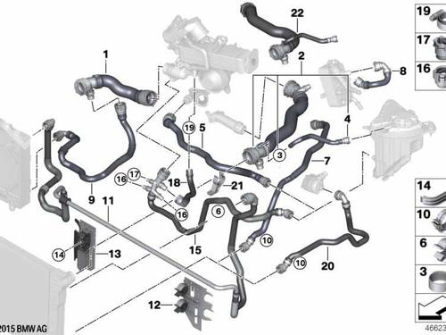 Pipe BMW 5 (F10) 530 d | BP19044846M125 