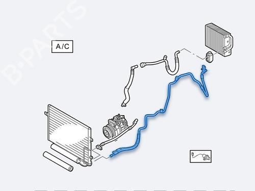Used AC pipe MERCEDES-BENZ R-CLASS (W251, V251) R 350 CDI 4-matic (251.022, 251.122) (224 hp) 31696197