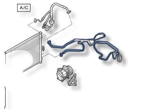 AC pipe OPEL ASTRA J Saloon | BP35962386M126 - Image 2