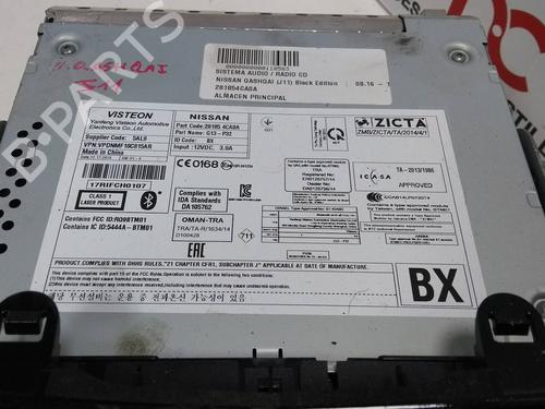 Radio NISSAN QASHQAI II SUV (J11, J11_) 1.6 dCi | BP17398124E6 