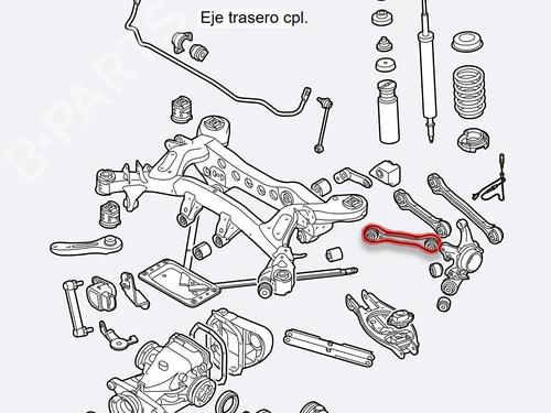 Right rear suspension arm BMW 1 (E87) 118 d | BP25627448M15 
