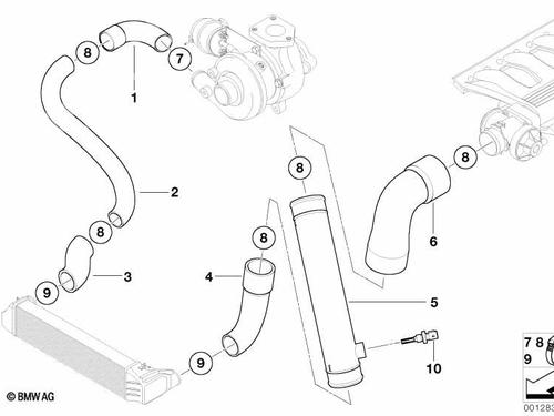 Pipe BMW X5 (E53) 3.0 d | BP20302549M125 