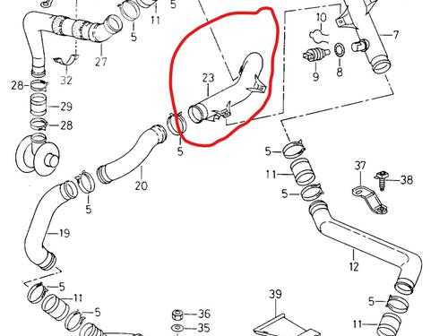 Pipe SEAT CORDOBA (6K2)  | BP29477136M125 