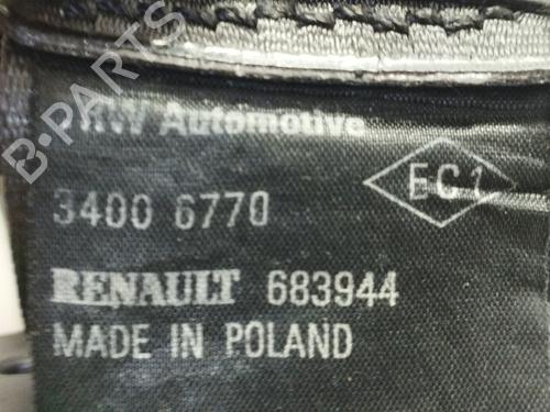 Rear center seatbelt RENAULT CLIO III (BR0/1, CR0/1)  | BP28179663I27 