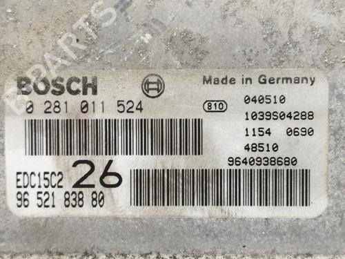 Engine control unit (ECU) CITROËN C5 I (DC_) 2.0 HDi (DCRHZB, DCRHZE) | BP27546349M57 