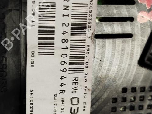 Instrument cluster RENAULT MEGANE III Hatchback (BZ0/1_, B3_) 1.6 16V | BP31052709C47