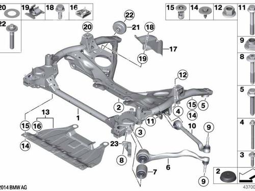 Left front suspension arm BMW 1 (F20) 120 d | BP24356235M12 