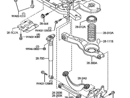 Used Right rear suspension arm Right rear suspension arm 39526169 39526169