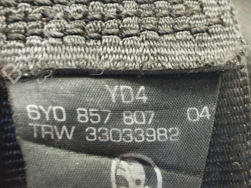 Rear center seatbelt SKODA FABIA I (6Y2)  | BP17424133I27 