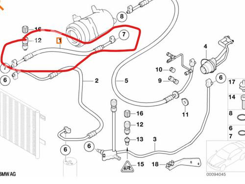 AC pipe BMW 3 (E46) 320 d | BP33714975M126 - Image 2