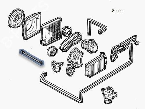 AC pipe BMW 3 Compact (E36) 316 i | BP27206583M126 