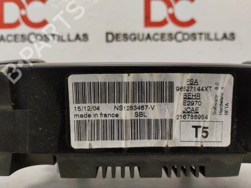 Climate control PEUGEOT 307 Break (3E) 2.0 | BP27452207I5 