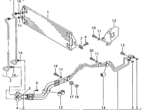 Pipe VW TOUAREG (7LA, 7L6, 7L7) 5.0 V10 TDI | BP25710023M125 