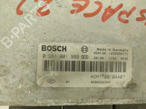 Engine control unit (ECU) RENAULT ESPACE III (JE0_) 2.2 dCi (JE0K) | BP17418645M57 