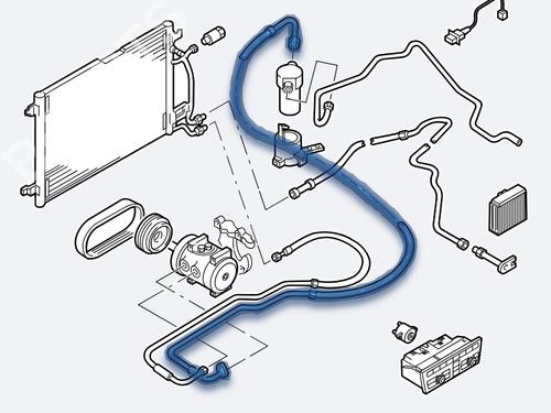 AC pipe AUDI A6 C6 (4F2) 3.0 TDI quattro | BP33465933M126 - Image 2