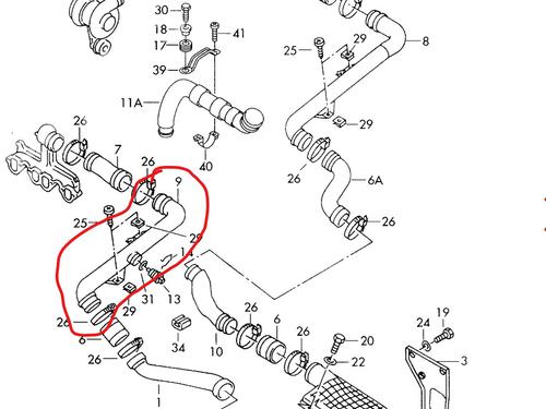 Pipe VW GOLF III (1H1)  | BP30528733M125 