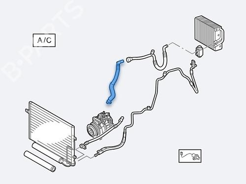 Used AC pipe MERCEDES-BENZ R-CLASS (W251, V251) R 350 CDI 4-matic (251.022, 251.122) (224 hp) 31695507