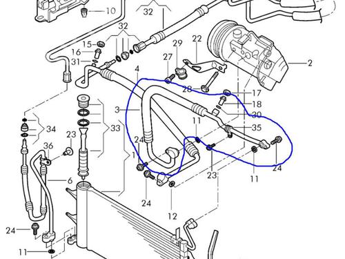 Used AC pipe SEAT IBIZA III (6L1) [2002-2009]  31709170